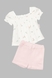Костюм (блуза+шорти) для дівчинки Beyaz Bebek 2212 92 см Рожевий (2000990302489S) Фото 2 з 12