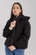 Куртка однотонна жіноча 68121 2XL Чорний (2000990320636D) Фото 2 з 12