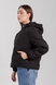 Куртка однотонна жіноча 68121 2XL Чорний (2000990320636D) Фото 3 з 12