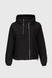 Куртка однотонна жіноча 68121 2XL Чорний (2000990320636D) Фото 7 з 12