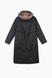 Куртка жіноча двостороння Button 110-656 2XL Чорно-коричневий (2000989400486D) Фото 18 з 26