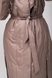 Куртка жіноча двостороння Button 110-656 M Чорно-коричневий (2000989400455D) Фото 14 з 26