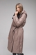 Куртка жіноча двостороння Button 110-656 M Чорно-коричневий (2000989400455D) Фото 9 з 26