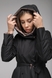 Куртка жіноча двостороння Button 110-656 M Чорно-коричневий (2000989400455D) Фото 4 з 26