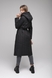 Куртка жіноча двостороння Button 110-656 M Чорно-коричневий (2000989400455D) Фото 3 з 26