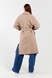 Пальто женское 606 либерти 52 Бежевый (2000990395931D) Фото 8 из 16
