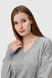 Пуловер однотонный женский Park karon 227045 One Size Серый (2000989850182D) Фото 2 из 12