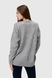Пуловер однотонний жіночий Park karon 227045 One Size Сірий (2000989850182D) Фото 4 з 12