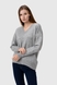 Пуловер однотонный женский Park karon 227045 One Size Серый (2000989850182D) Фото 1 из 12