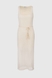 Сарафан однотонный женский Firesh 9183 S Молочный (2000990608512S) Фото 6 из 9