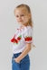 Сорочка вишиванка для дівчинки КОЗАЧЕК ЕКО-МАК 104 см Різнокольоровий (2000990387172A) Фото 3 з 11