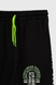 Спортивні штани для хлопчика манжет з принтом Hees 3035 140 см Чорний (2000990161611W) Фото 9 з 13