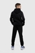 Спортивні штани для хлопчика манжет з принтом Hees 3035 140 см Чорний (2000990161611W) Фото 6 з 13