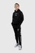 Спортивні штани для хлопчика манжет з принтом Hees 3035 140 см Чорний (2000990161611W) Фото 5 з 13