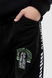 Спортивні штани для хлопчика манжет з принтом Hees 3035 140 см Чорний (2000990161611W) Фото 2 з 13