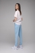 Спортивні штани жіночі однотонні 2210 XL Блакитний (2000988977422D) Фото 5 з 11