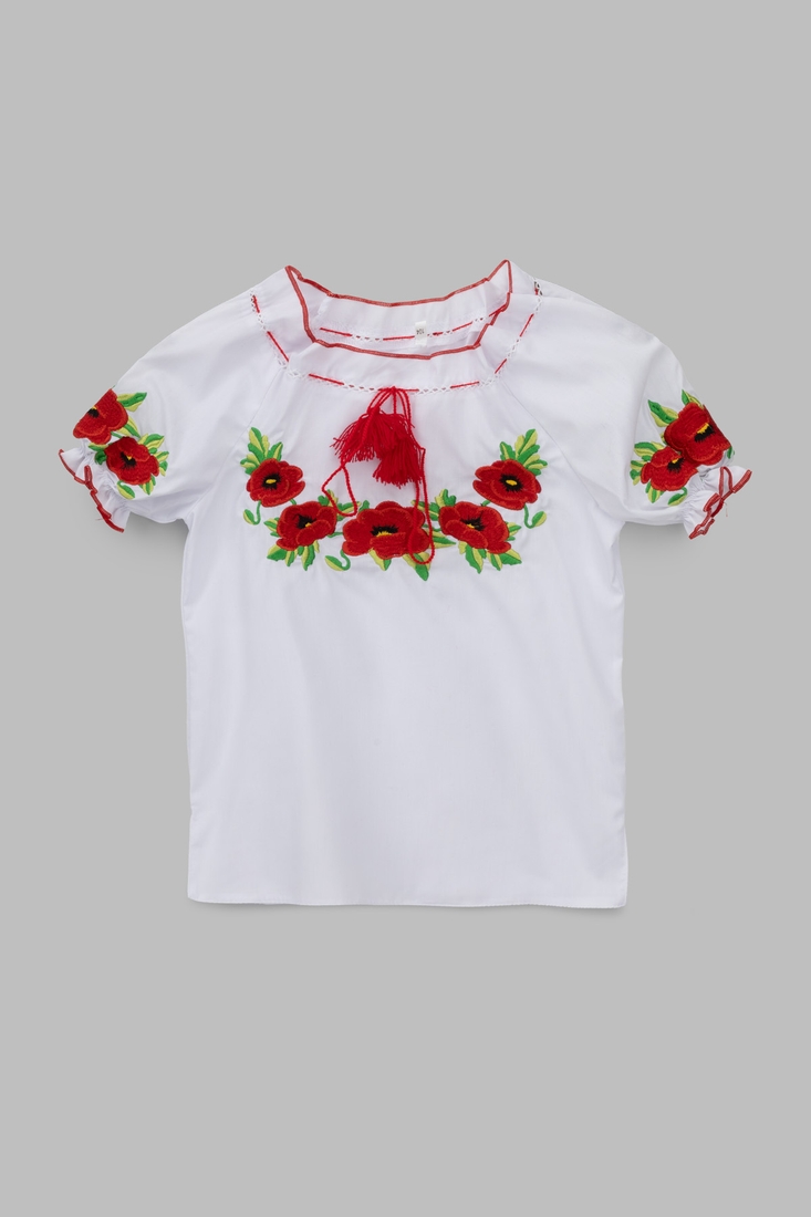 Фото Рубашка вышиванка для девочки КОЗАЧЕК ЭКО-МАК 104 см Разноцветный (2000990387172A)