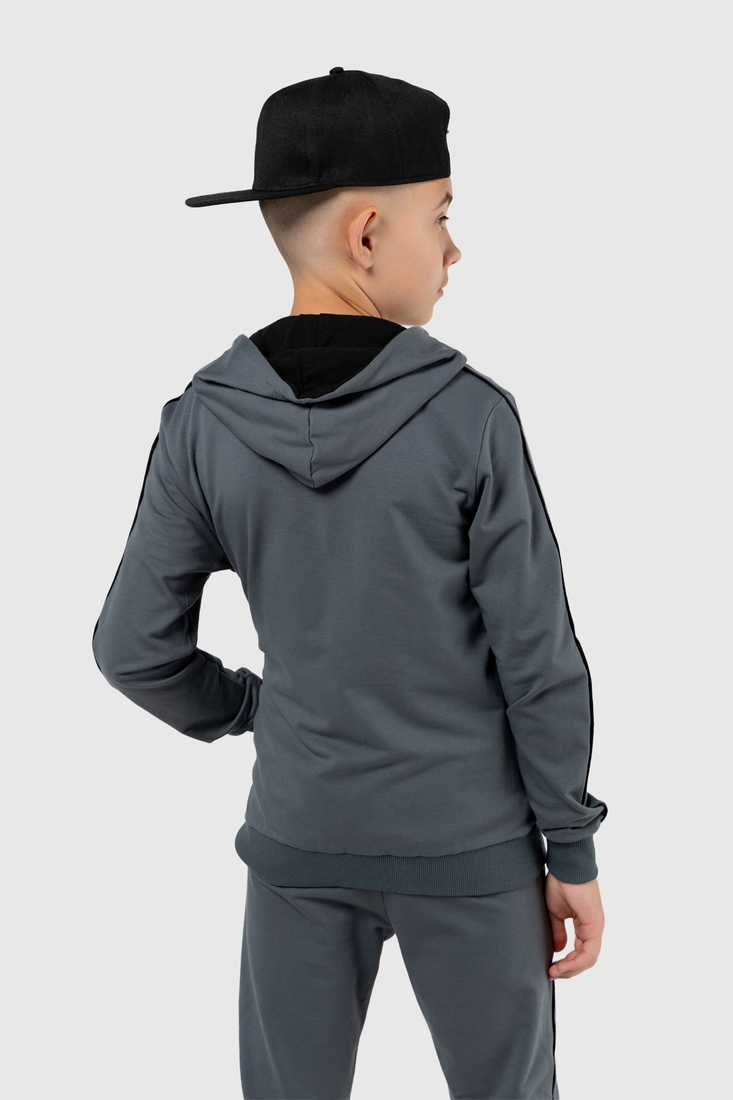Фото Спортивний костюм (кофта, штани) для хлопчика YESMINA 4017 164 см Сірий (2000989929840D)