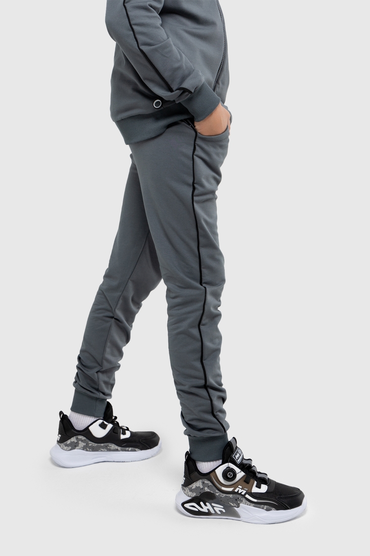 Фото Спортивный костюм (кофта, штаны) для мальчика YESMINA 4017 164 см Серый (2000989929840D)