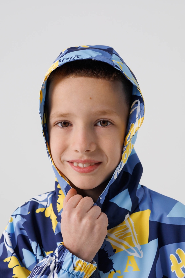 Фото Ветровка для мальчика 23 122 см Голубой (2000990369581D)