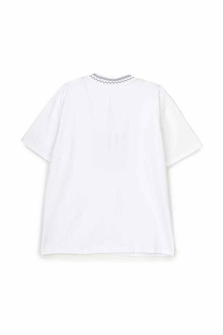 Фото Вышиванка футболка мужская Козак 54 Белый (2000989807964A)