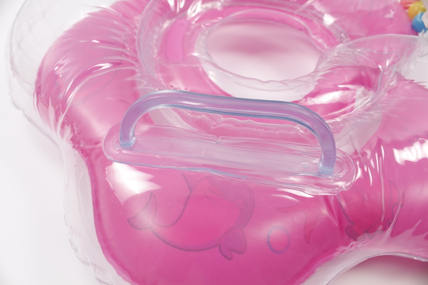 Фото Круг для купания младенцев розовый LN-1559 (8914927015592)