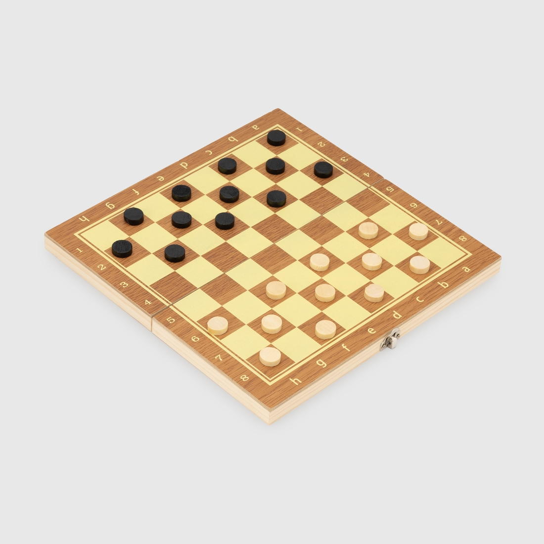 Фото Дерев'яні шахи 621A Різнокольоровий (6961150546234)