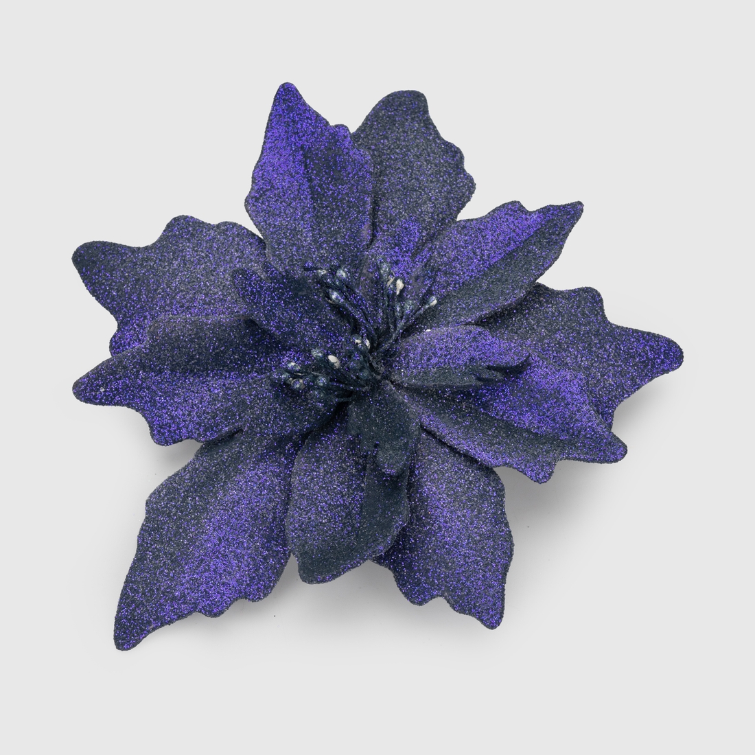 Фото Новогоднее украшение "Цветок большой" Dashuri 14 см Синий (2000990125699)(NY)