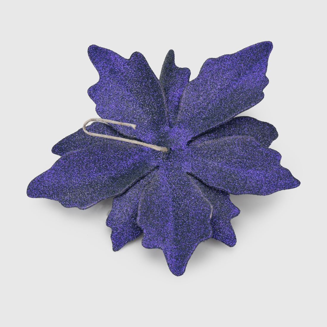 Фото Новогоднее украшение "Цветок большой" Dashuri 14 см Синий (2000990125699)(NY)