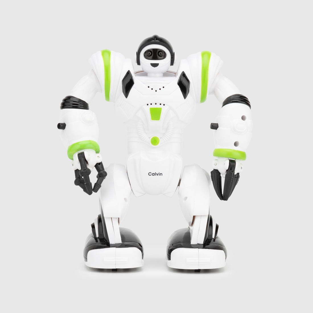 Фото Робот 27106 со световыми и звуковыми эффектами Бело-салатовый (6965224050641)