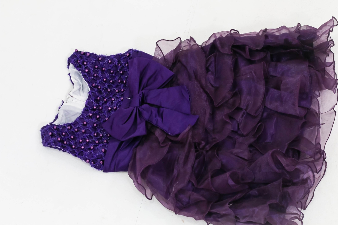 Фото Платье праздничное для девочки Yuki shop D002 80 Фиолетовый (2000903529026D)