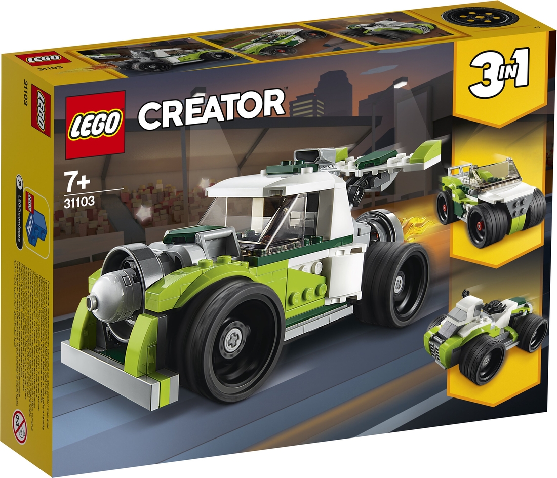 Фото Конструктор Lego Creator Creator Вантажівка-ракета (31103)