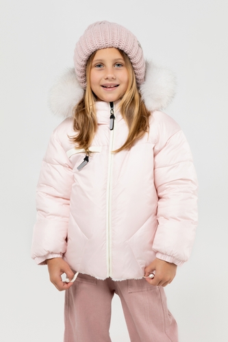 Фото Куртка зимова для дівчинки J-15 128 см Рожевий (2000989630739W)