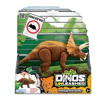 Інтерактивна іграшка DINOS UNLEASHED серії "Realistic" - ТРИЦЕРАТОПС 31123TR (6900006614451)