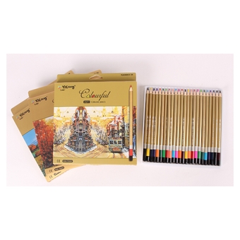 Кольорові олівці на 24 кольори YL830053-24 (6953675313514)