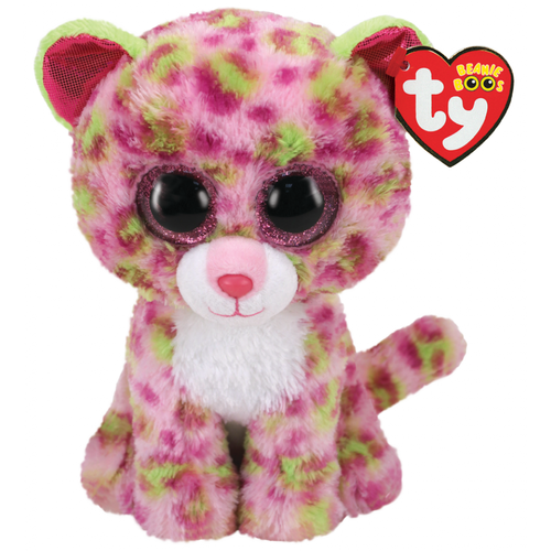 Фото М'яка іграшка TY Beanie Boo's Рожевий леопард "LEOPARD" 15см (36312)