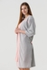 Комплект халат+сорочка жіночий Sevgi 679 M Сіро-рожевий (2000903372554A) Фото 3 з 22