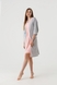 Комплект халат+сорочка жіночий Sevgi 679 XL Сіро-рожевий (2000990512659A) Фото 4 з 22