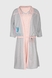 Комплект халат+сорочка жіночий Sevgi 679 XL Сіро-рожевий (2000990512659A) Фото 10 з 22