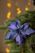 Новорічна прикраса "Квітка велика" Dashuri 14 см Синій (2000990125699)(NY) Фото 1 з 3