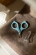 Ножницы детские с короткими лезвиями и колпачком Lindo ZP 002 Голубой (2000989864943) Фото 1 из 4