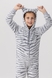 Піжама кігурумі для дівчинки Barwa 0230Шиншила 40 Сірий (2000903068242A) Фото 3 з 14