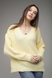 Пуловер Pamella 1715 One Size Жовтий (2000989361268W) Фото 1 з 10
