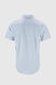 Рубашка классическая однотонная мужская Redpolo 3916 3XL Голубой (2000990622006S) Фото 9 из 10