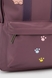 Рюкзак жіночий F138 Фіолетовий (2000990399274А) Фото 7 з 9