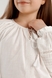 Рубашка с вышивкой для девочки Cuento 2199 134 см Белый (2000990264206A) Фото 5 из 17