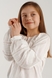 Рубашка с вышивкой для девочки Cuento 2199 134 см Белый (2000990264206A) Фото 7 из 17