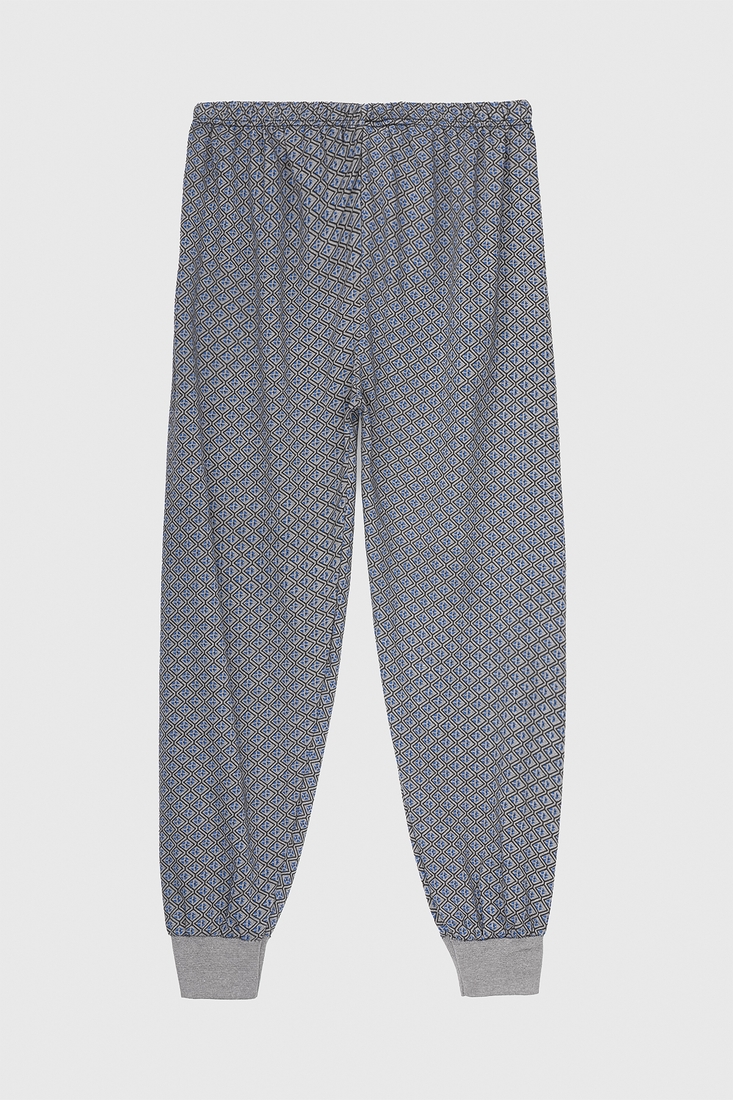 Фото Пижамные брюки мужские KESIMOGLU Ромб/синий L Синий (2000990245991А)