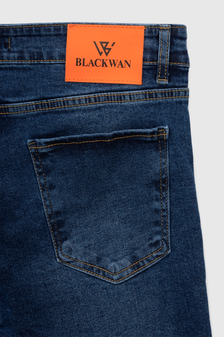 Фото Джинси Slim Fit чоловічі Blackwan BW-249 40 Темно-синій (2000990523426D)
