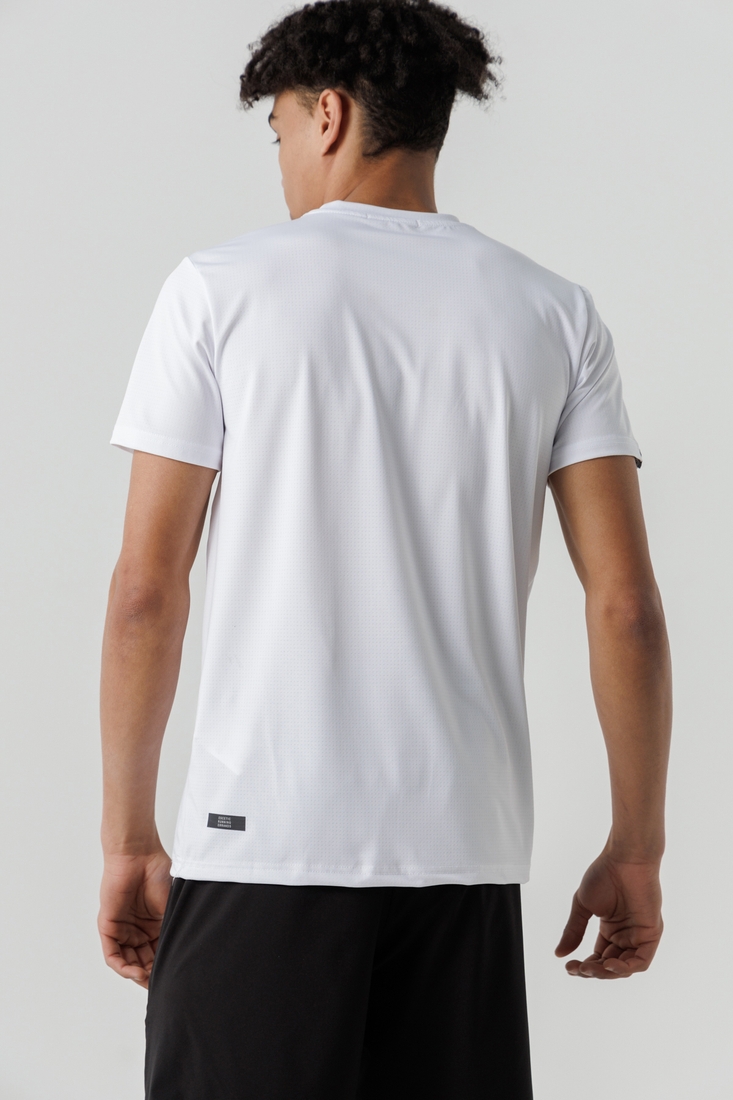 Фото Фітнес футболка чоловіча Escetic T0074 3XL Білий (2000990410375A)